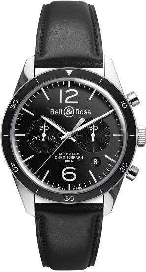 Bell & Ross Vintage BR 126 Sport Steel Leather replica watch